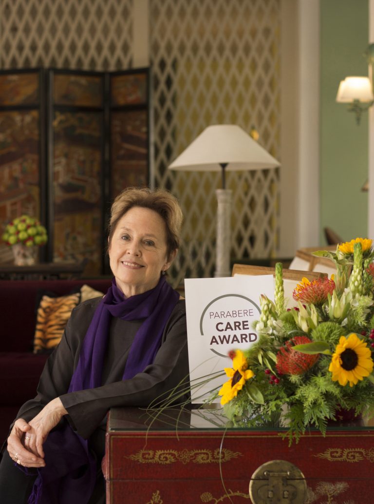Alice Waters recibe el premio Parabere Care Award